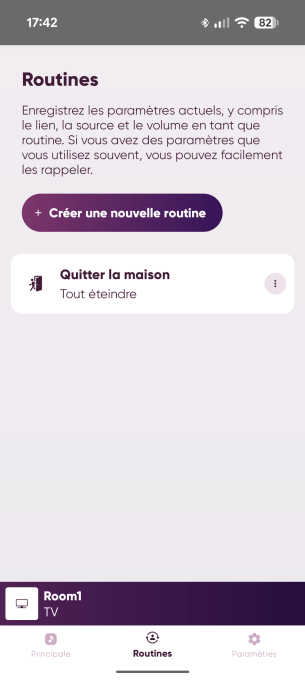Application MusicCast // Source : Sylvain Pichot - Frandroid