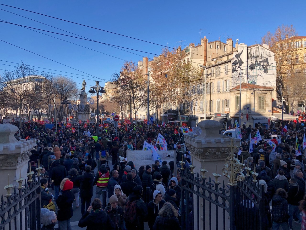 suivez les blocages et manifestations dans les Bouches-du-Rhône