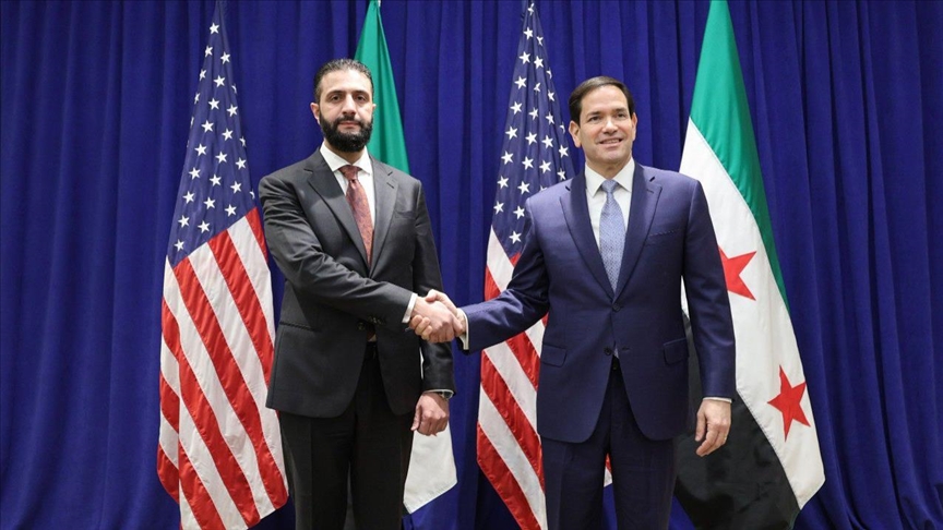 Le président syrien Al-Charaa rencontre le secrétaire d’État américain Rubio à New York
