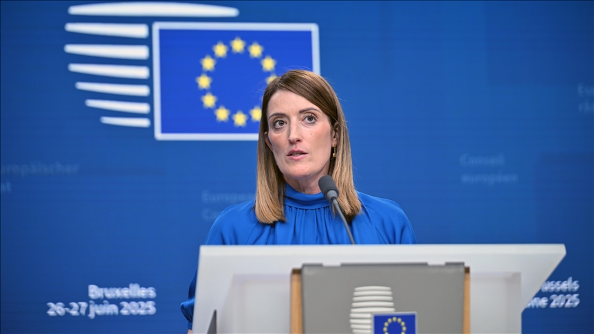 La présidente du Parlement européen arrive dans la capitale ukrainienne