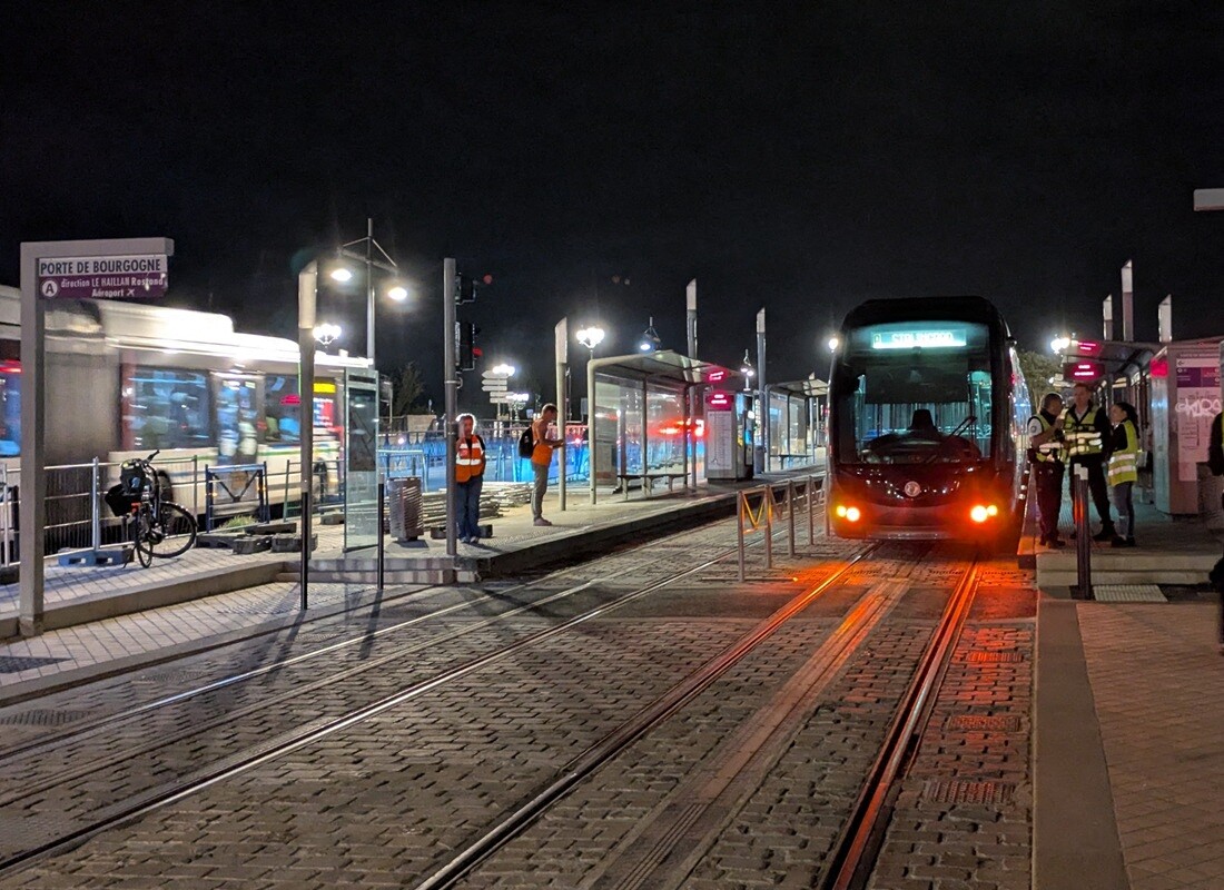 à Bordeaux, la ligne A du tramway interrompue cinq nuits consécutives