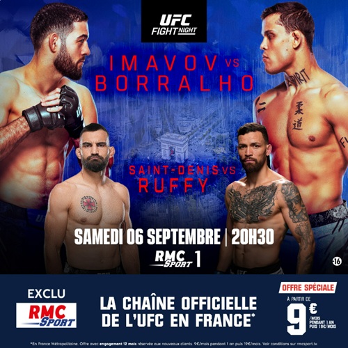 Offre speciale RMC Sport UFC