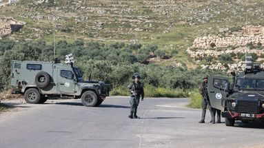 Un checkpoint en Cisjordanie de l'armée israélienne, le 12 avril 2024