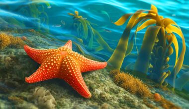Illustration de l'épidémie dévastatrice touchant les étoiles de mer sur la côte pacifique nord-américaine.