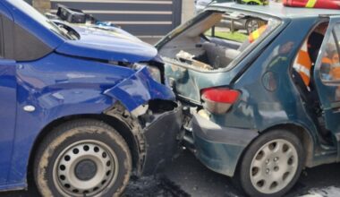 [Photos] Saint-Hilaire. Collision en chaîne rue de Paris : une jeune femme désincarcérée