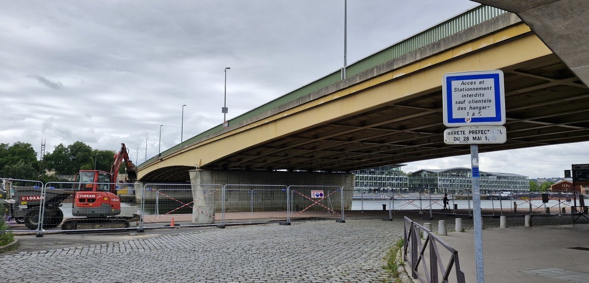 Travaux. Le pont Guillaume-le-Conquérant fermé la nuit jusqu'au 2 octobre