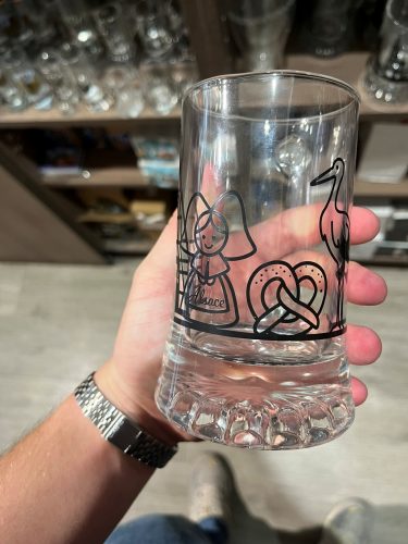 Verre à bière alsace