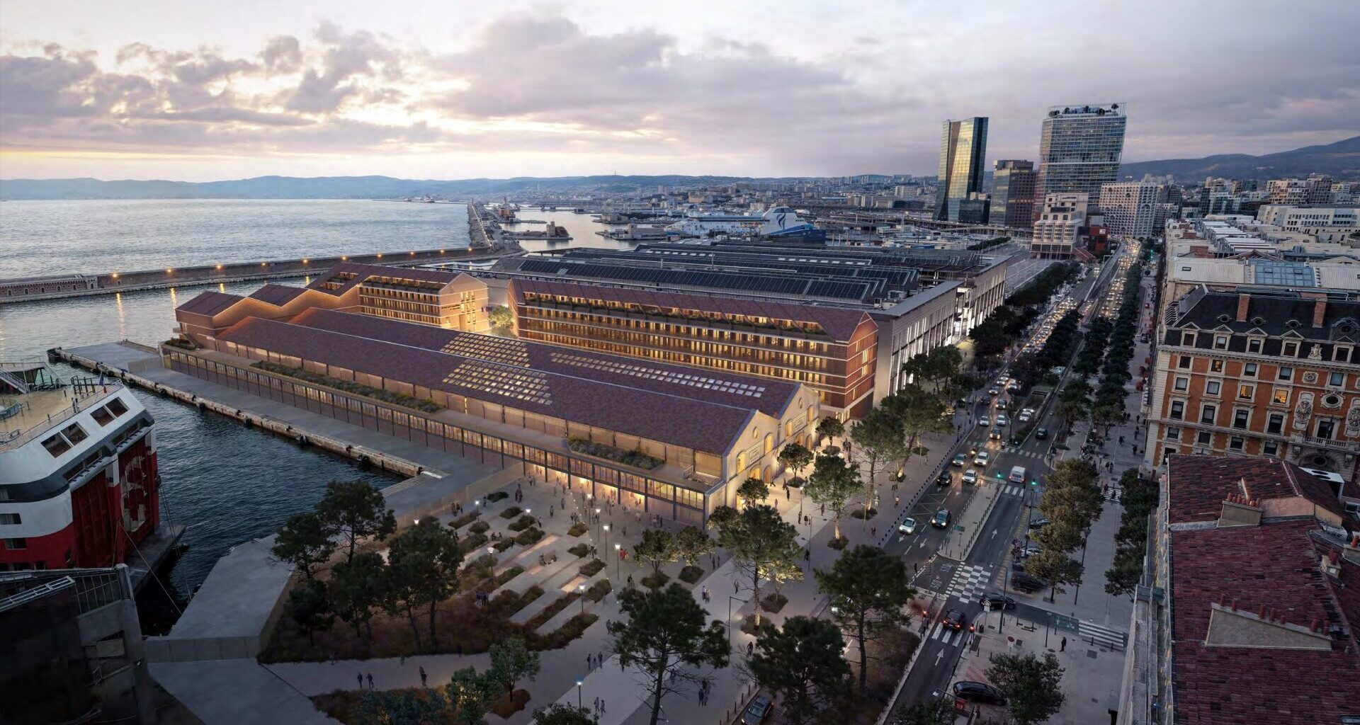 Le Grand port de Marseille dévoile le "Phare", projet d'ouverture sur la ville
