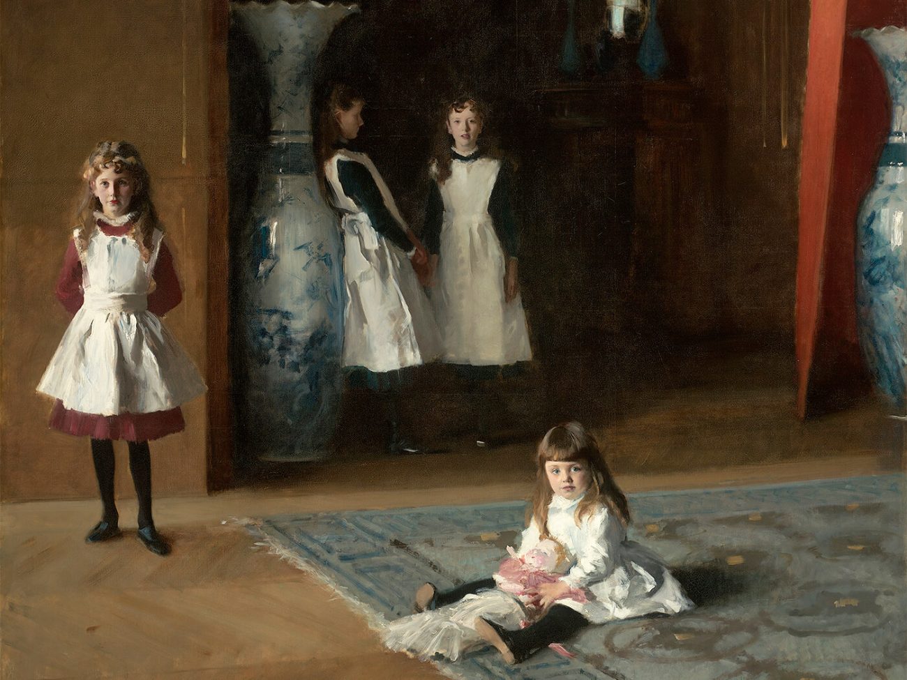 John Singer Sargent, Les Filles d’Edward Darley Boit [détail]