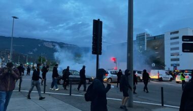 barrages filtrants, embouteillages et tirs de lacrymogènes à Grenoble