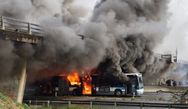 ce que l'on sait du bus incendié sur la rocade de Rennes