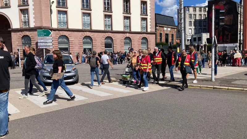 Seule une centaine de manifestants ont défilé à Epinal.