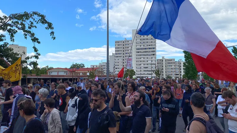 Des centaines de manifestants ont défilé dans les rues de Vandoeuvre et de Nancy.