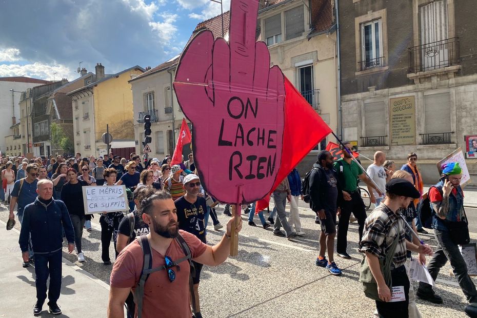 des milliers de manifestants dans les rues de Metz et Nancy, mobilisation plus faible ailleurs en Lorraine