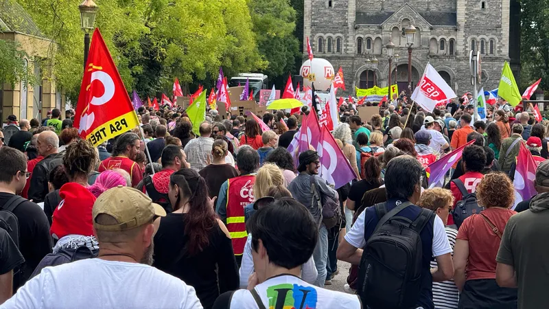 C'est dans les rues de Metz que la mobilisation a été la plus forte.