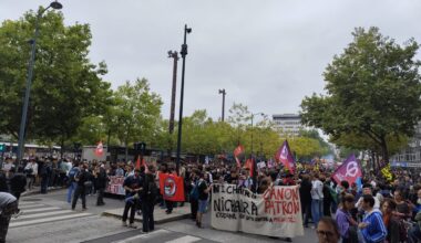 Direct. Grève du jeudi 18 septembre à Rennes. "Ni chair à canon, ni chair à patron" : le cortège s'élance