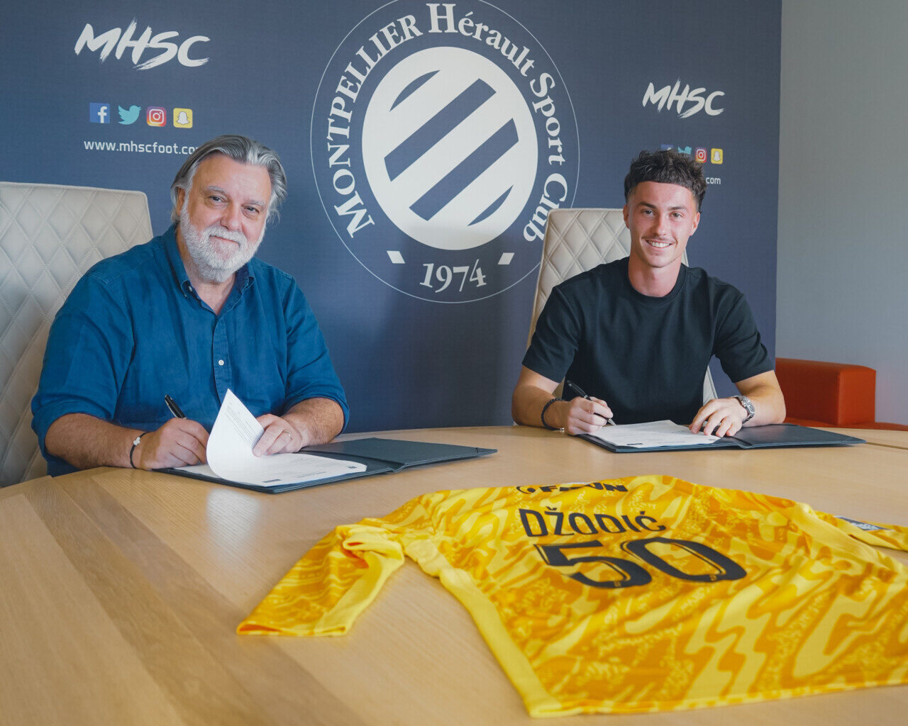 dans la famille Dzodic, voici Viktor, le nouveau gardien du MHSC