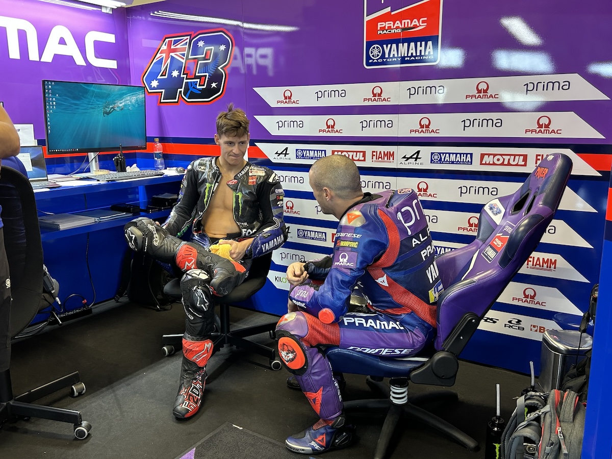 Miller rassure sur la Yamaha V4 face à la frustration de Quartararo : « On est dans le bon »