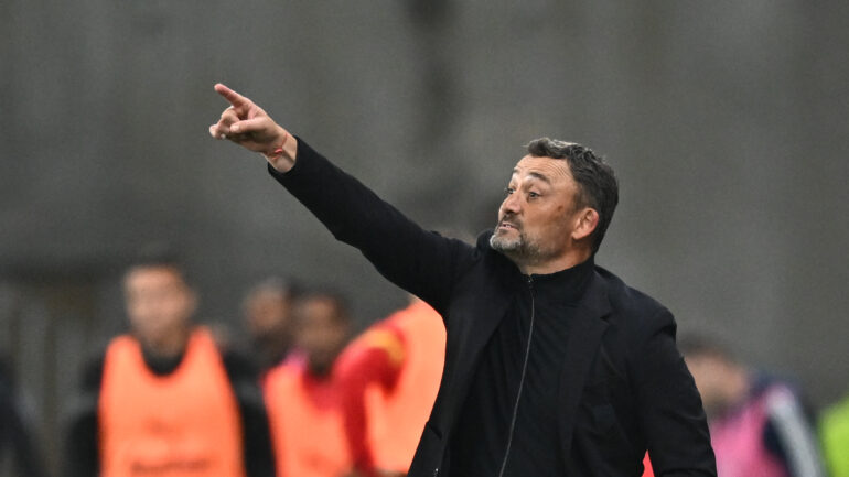 Franck Haise, ancien entraîneur du RC Lens, aujourd'hui à Nice