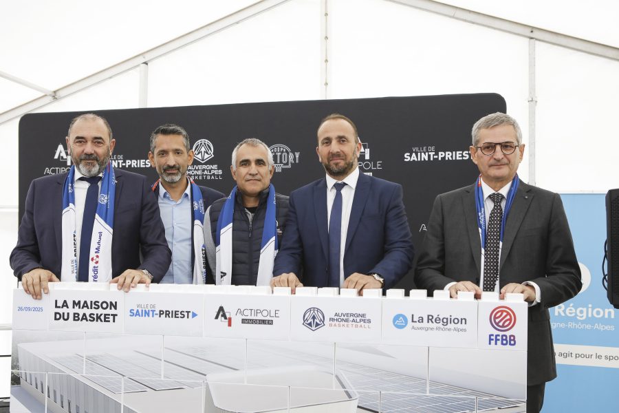 Près de Lyon. Coup d’envoi de la construction de la Maison du Basket