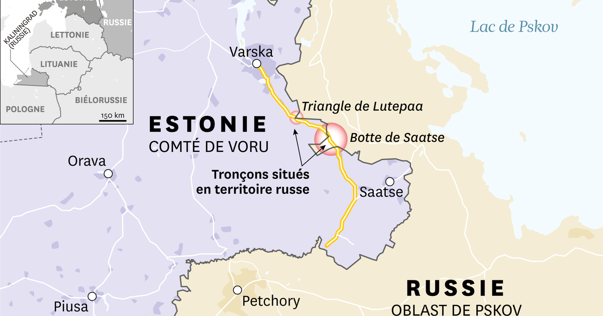 La “botte de Saatse”, curiosité frontalière et source de tensions entre l’Estonie et la Russie