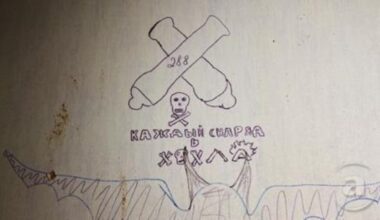 Ce que disent les graffitis des soldats russes en Ukraine