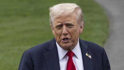 Le président américain Donald Trump à la Maison Blanche, à Washington, le 30 septembre 2025. (MEHMET ESER / ANADOLU / AFP)