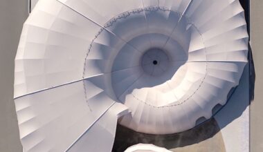 Un pavillon de 2400 m2 en forme de coquillage conçu par un architecte japonais