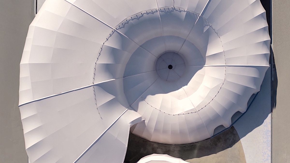 Un pavillon de 2400 m2 en forme de coquillage conçu par un architecte japonais