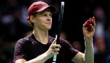 Sinner signe sa 24e victoire consécutive en indoor et son «meilleur match de la semaine»