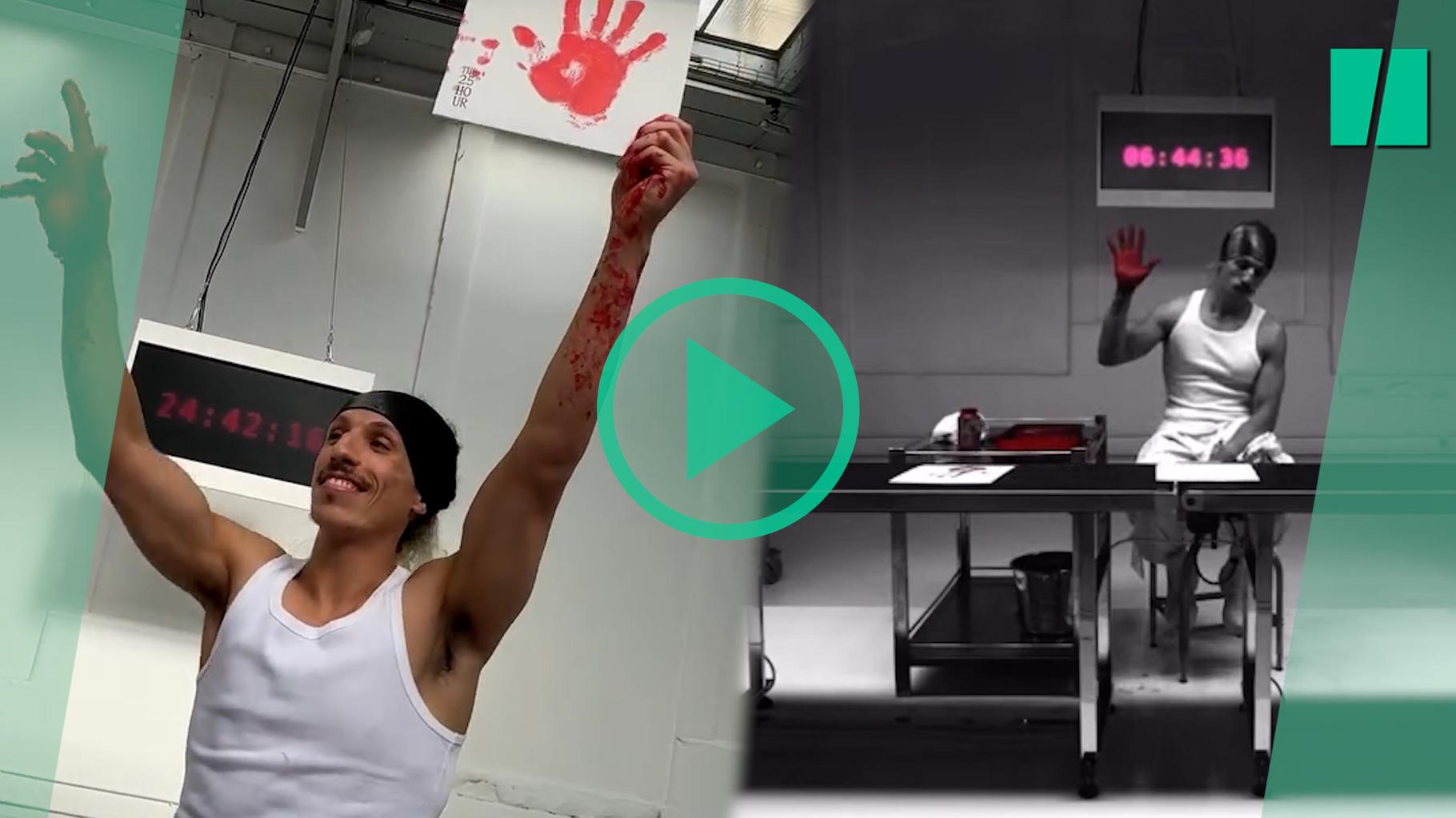 Rilès achève son nouveau défi exténuant en signant 20 000 pochettes d’album sans s’arrêter (et en direct)