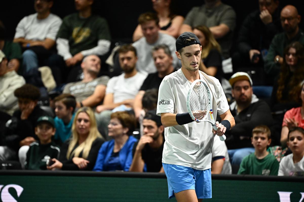 Térence Atmane cède face à Aleksandar Vukic au premier tour du Rolex Paris Masters - L'Équipe