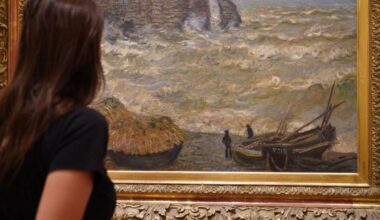 plusieurs chefs-d’œuvre réunis de ces grands maîtres dans une exposition événement à Lyon sur le village normand le plus connu au monde...