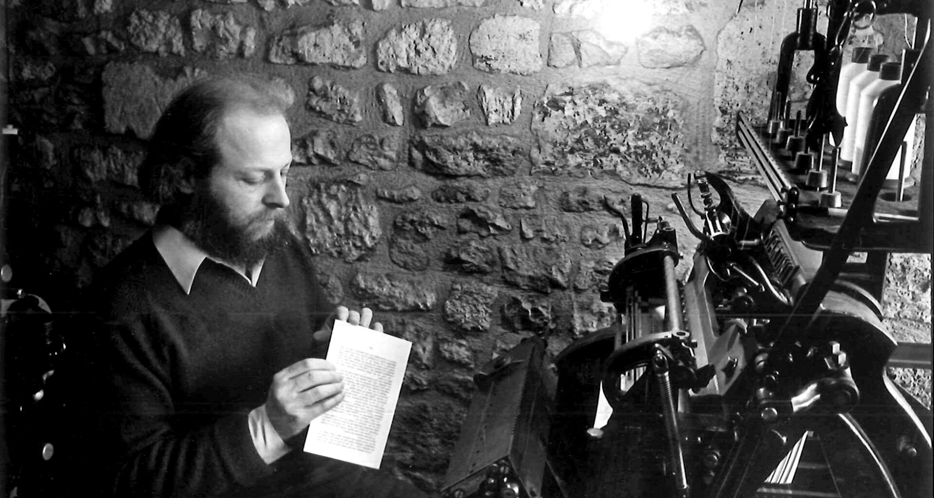 Disparition d'Edmond Thomas, l'éditeur-imprimeur des « Voix d'en bas »