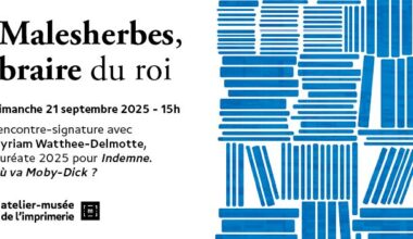 Le prix Malesherbes 2025 est décerné à Myriam Watthee-Delmotte pour Indemne. Où va Moby-Dick ?
