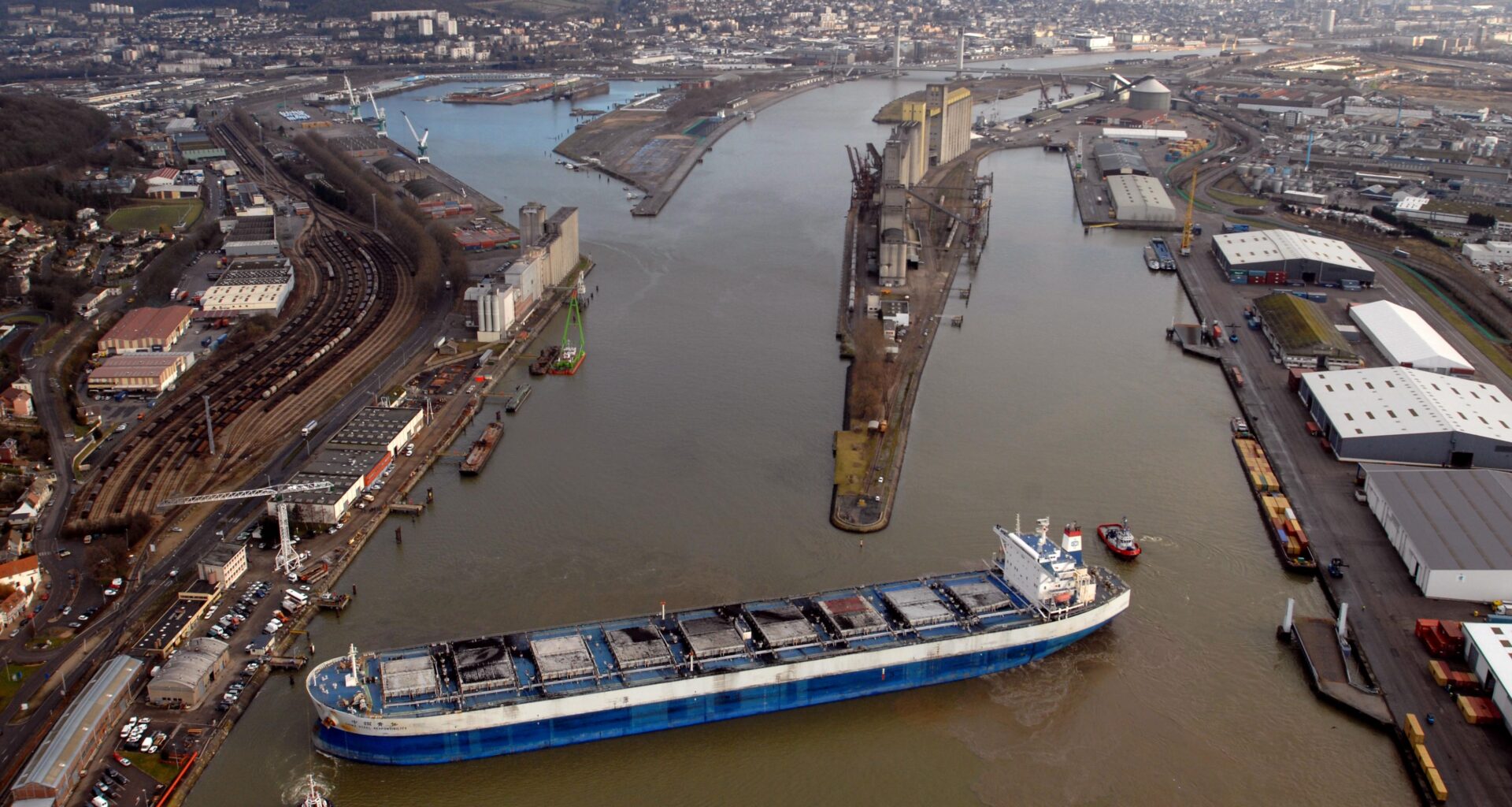 Belle progression du trafic au port de Rouen
