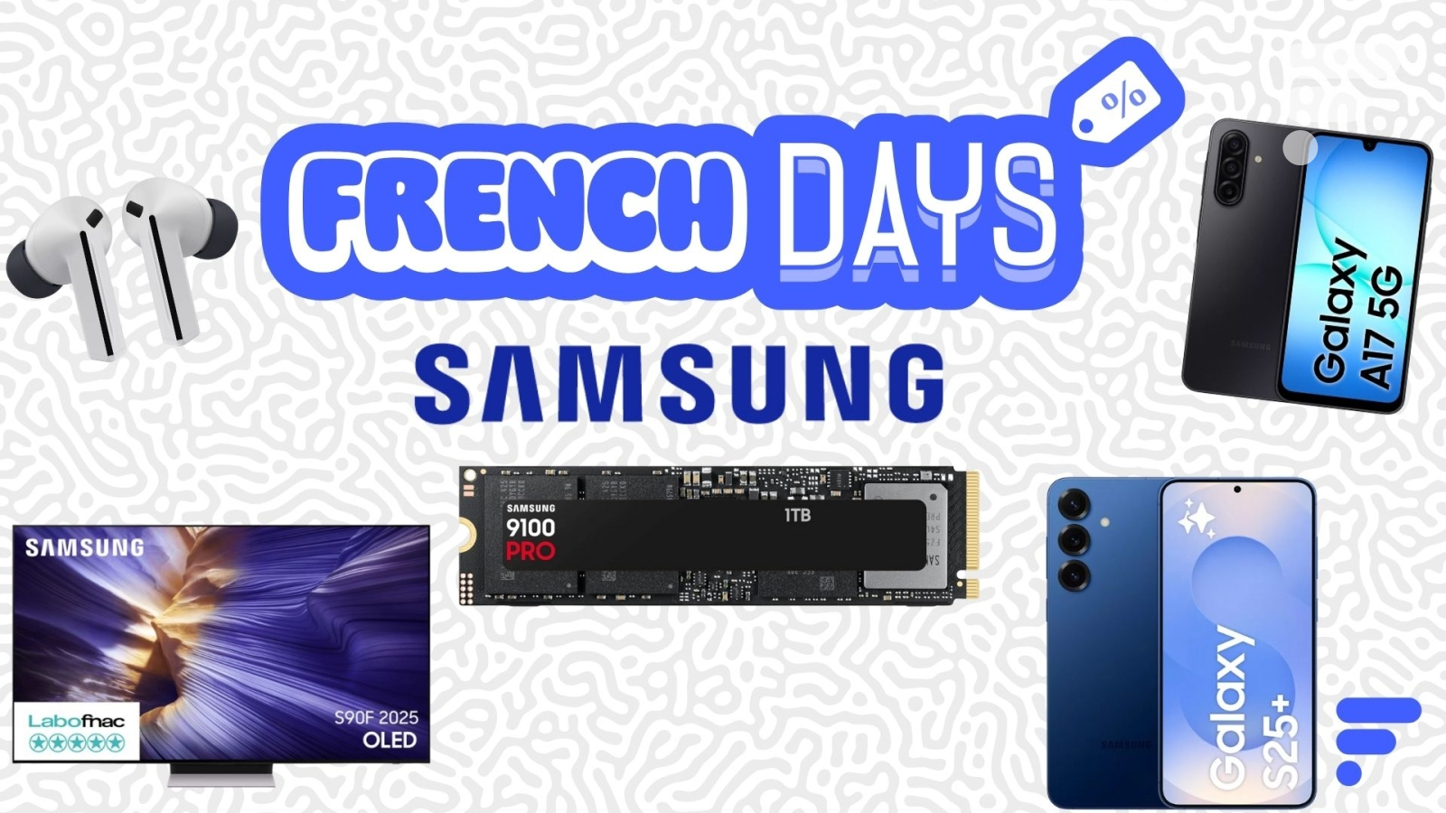Tout l'univers de Samsung est à prix cassé à la fin des French Days