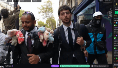 L’arrivée sous contrôle des streameurs Byilhan et Nico à Paris, après 24 jours de marche en direct sur Twitch