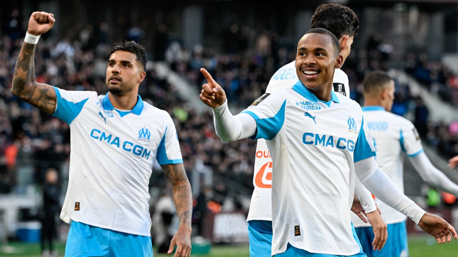 facile vainqueur à Metz, l'OM prend provisoirement la tête de la Ligue 1