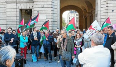 « Nous continuons à nous mobiliser » : à Rennes un rassemblement de soutien aux Palestiniens et à la flottille pour Gaza