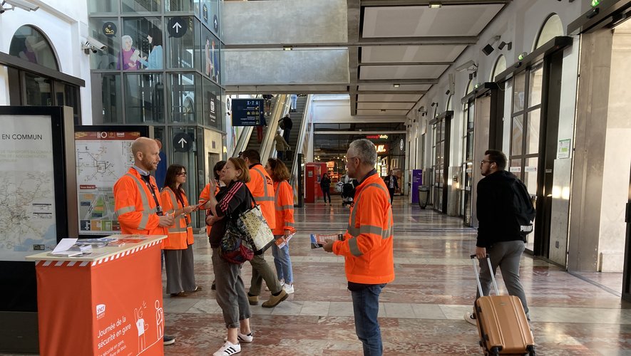 "En gare, le danger n’est pas forcément celui auquel on pense" : l’opération "Coup de pression" sensibilise les usagers à Montpellier