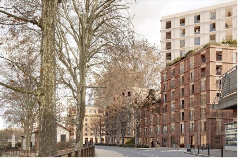 Une vue des futurs immeubles du quartier Grand Matabiau