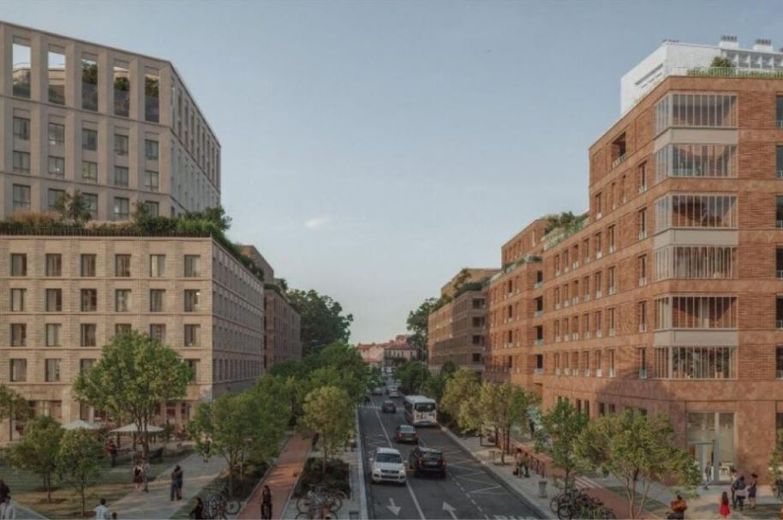 La future avenue de Lyon.