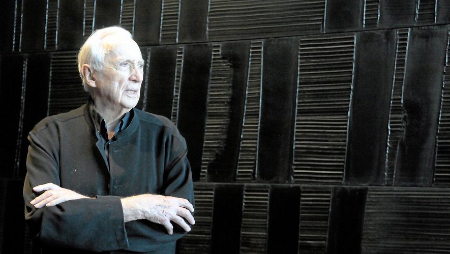 Quel est ce petit tableau bleu du peintre aveyronnais Soulages qui s’est vendu 15 500 € ?