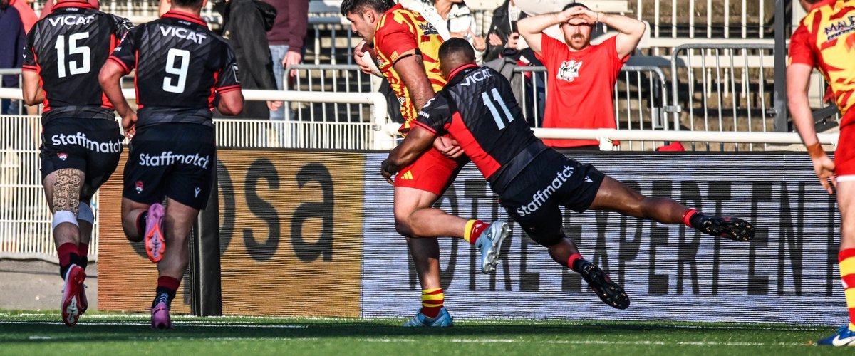 Top 14 : "Ce n’était pas suffisant, mais on a une base sur laquelle on peut construire", comment l’USAP va se servir du match à Lyon pour la suite