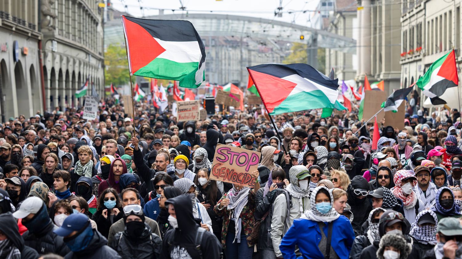 En Suisse, des affrontements lors d'une manifestation propalestinienne font 20 blessés