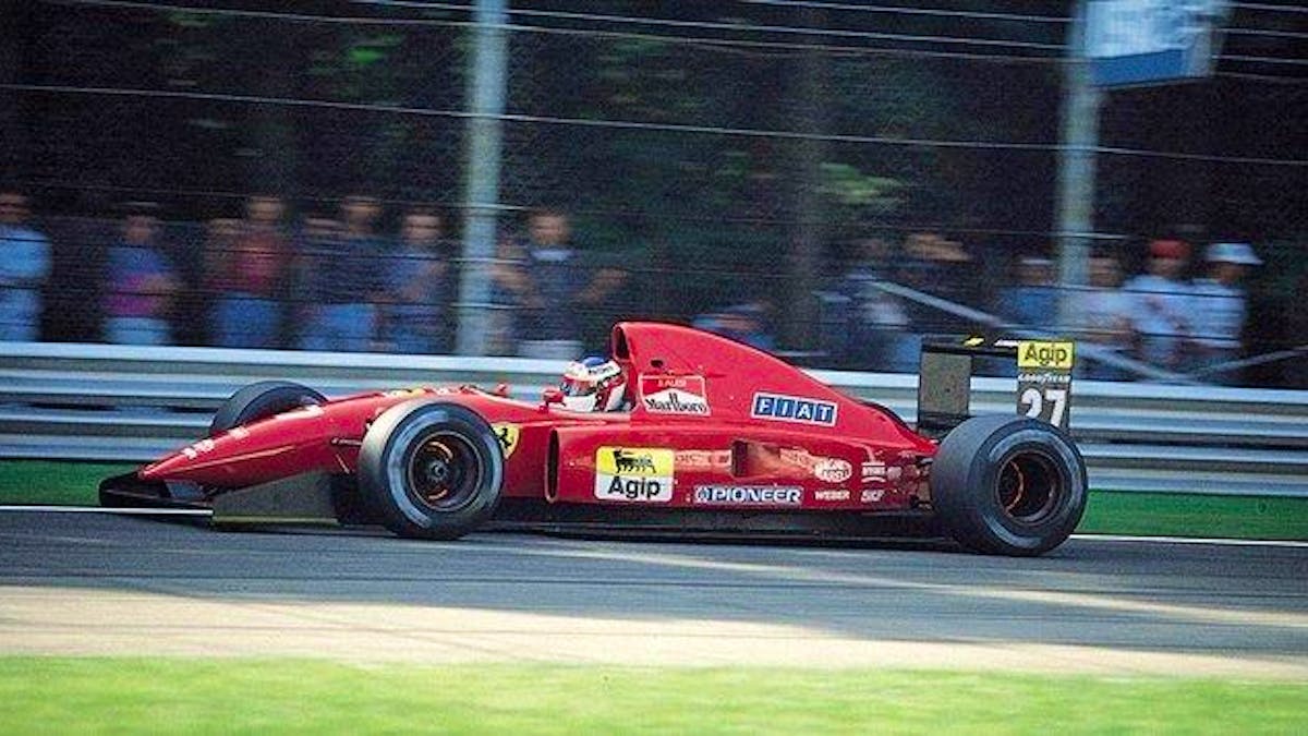 Jean Alesi met en vente sa Formule 1 Ferrari emblématique de 1992