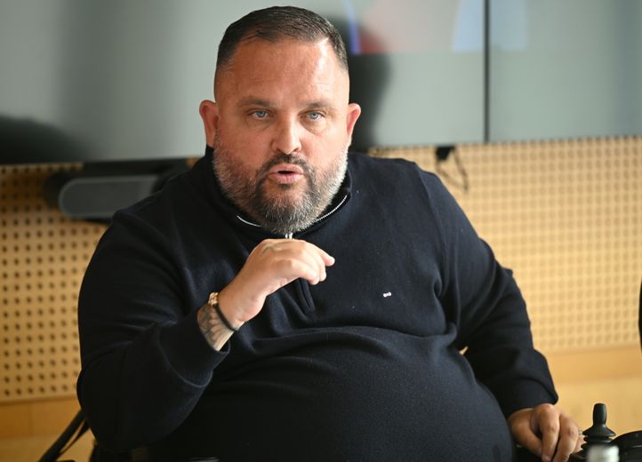 Tony Moggio dans les locaux de La Dépêche mercredi 8 octobre.