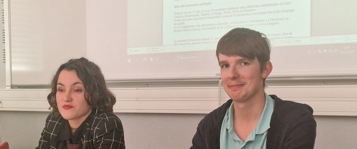 Nogaro. "Un livre dans la poche" en assemblée