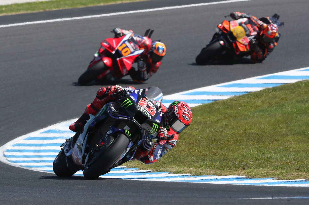 Un mauvais choix de pneu a compromis le sprint de Quartararo